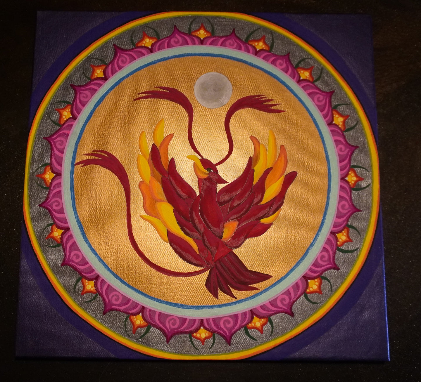 Red Phoenix Mandala